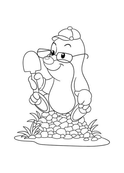 Картина по номерам (15116-AC) Artcraft Кріт 25х30 см (366069527)