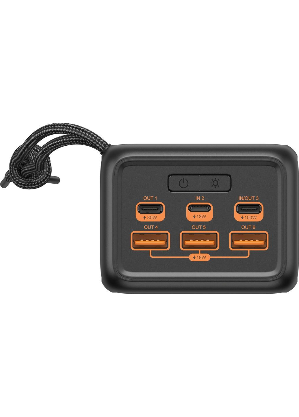 Універсальна мобільна батарея Powerbank 50000mAh, USB-C PD 130W, Black (420-75) Sandberg (364861679)