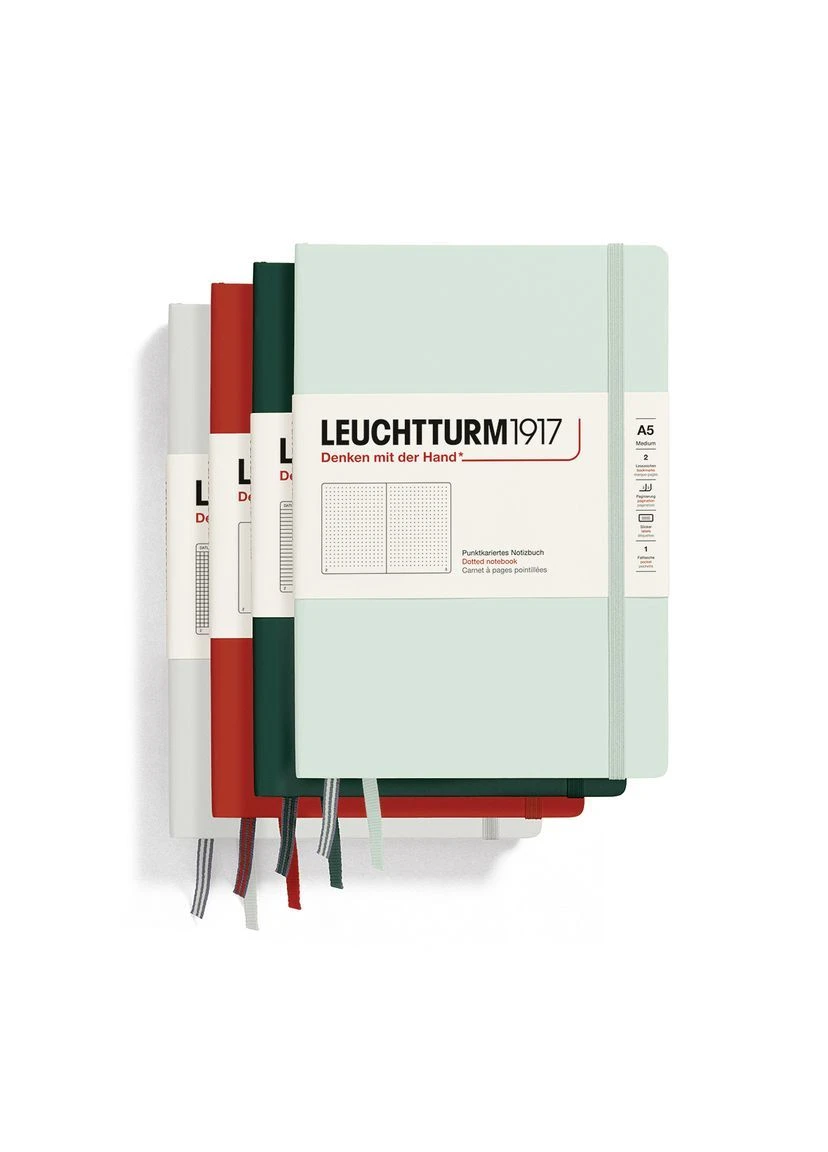 Блокнот, Середній, Mint Green, Чисті аркуші Leuchtturm1917 (399769593)