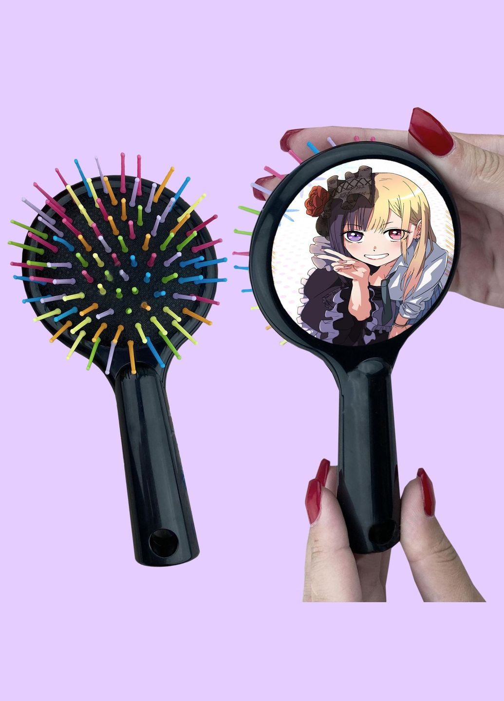 Расческа для волос Аниме Эта фарфоровая кукла влюбилась #0006 черный No Brand (315041979)