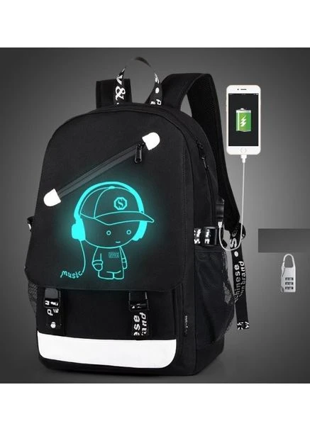 Рюкзак Senkey & Style Music с USB светится в темноте Digital (393821091)
