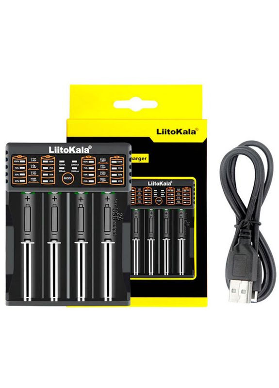 Зарядное устройство для Lii402, 4x(Lion/NiMH/NiCd), Power Bank function LiitoKala (314980518)