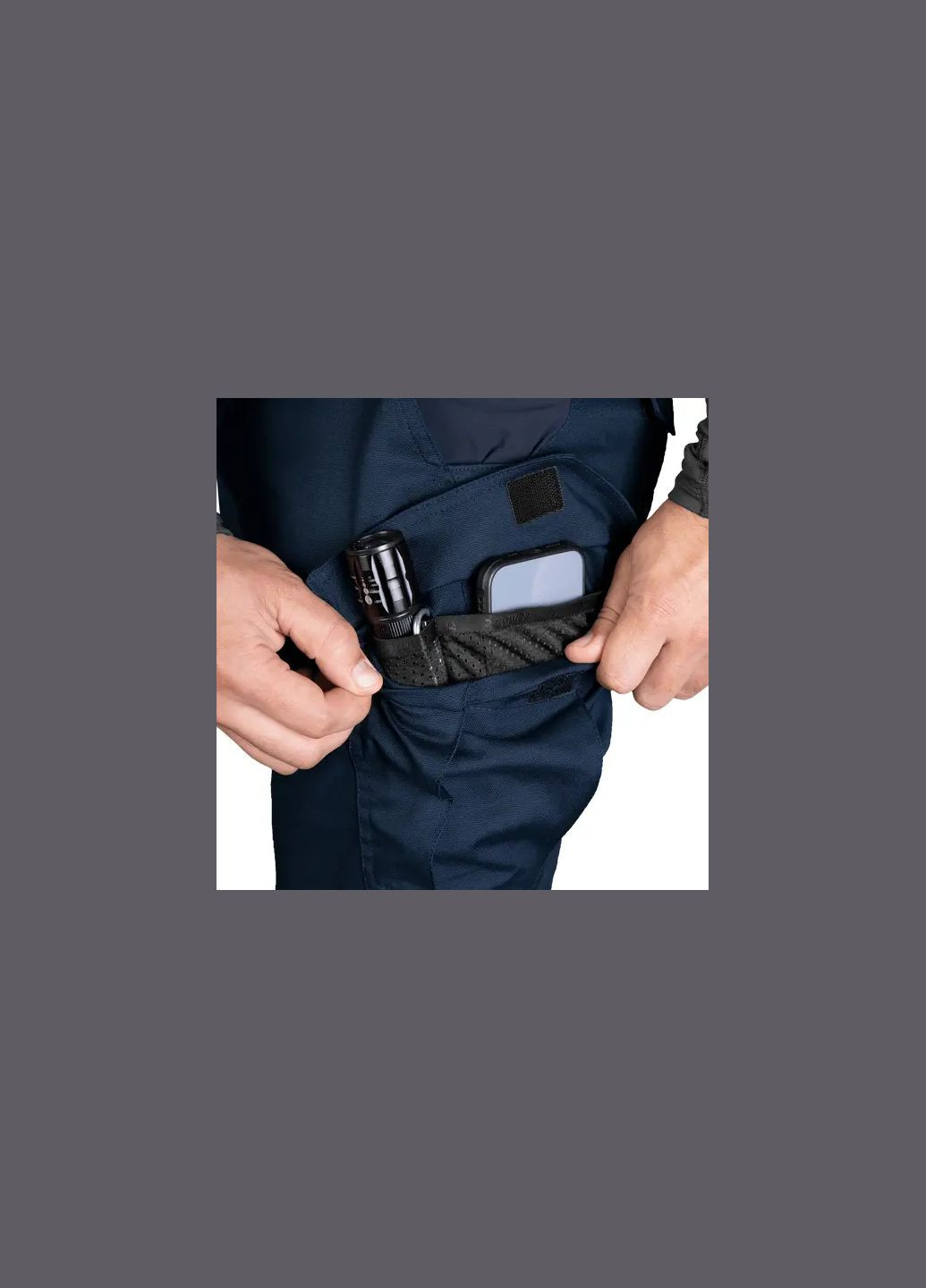 Синие демисезонные брюки Camotec