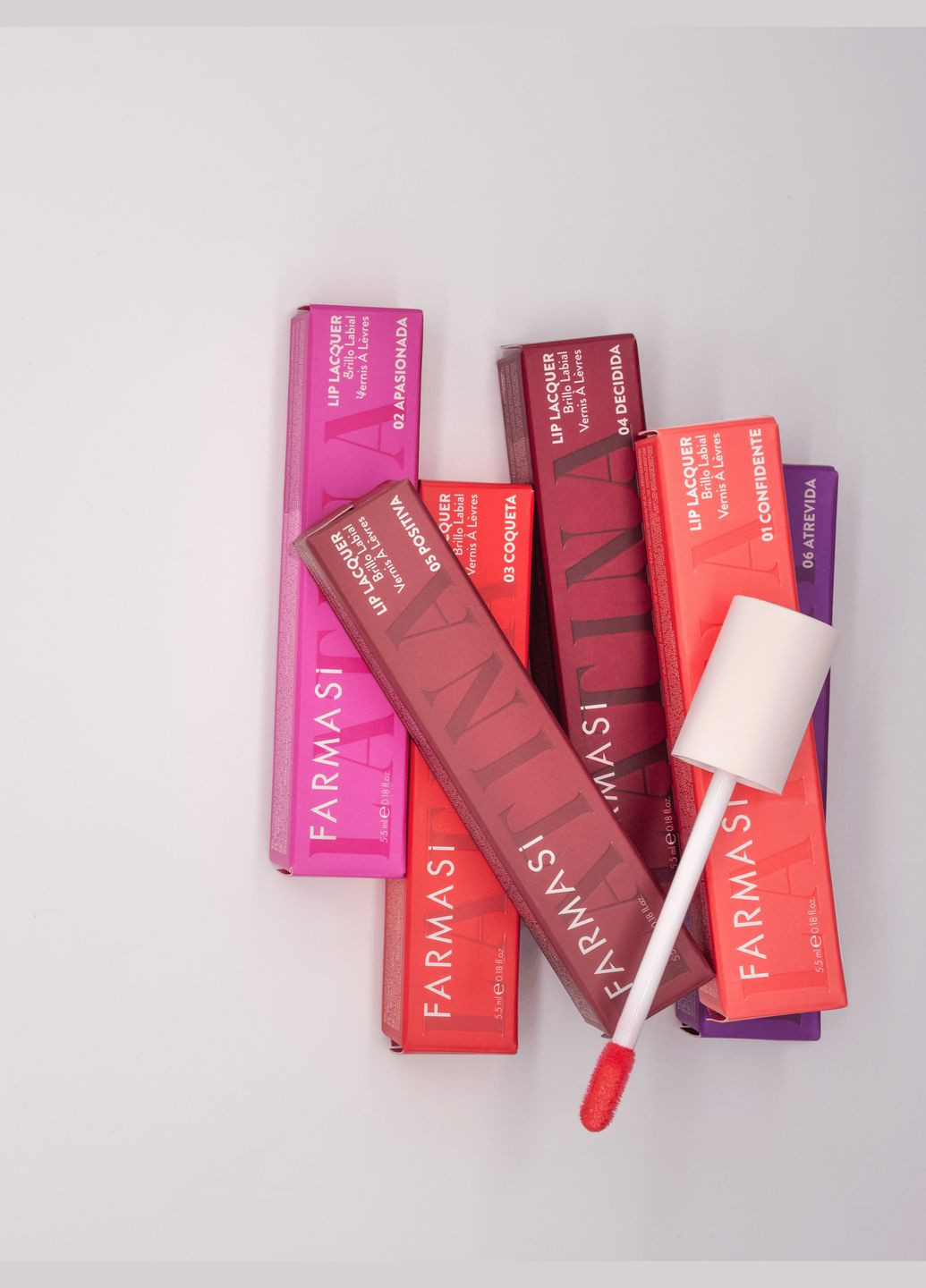 Блиск-лак для губ Latina 01 Confidente 5,5 мл Farmasi (314493112)