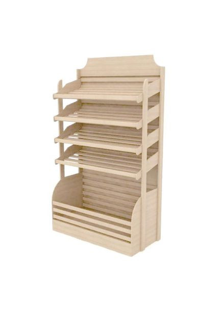 Стойка торговая из дерева Вилатри бланже (СРГ-003201) No Brand (328909108)