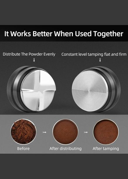 Выравниватель 51 mm. MHW-3Bomber для кофе CD Texture (R-T5251L4-VS) No Brand (303975410)