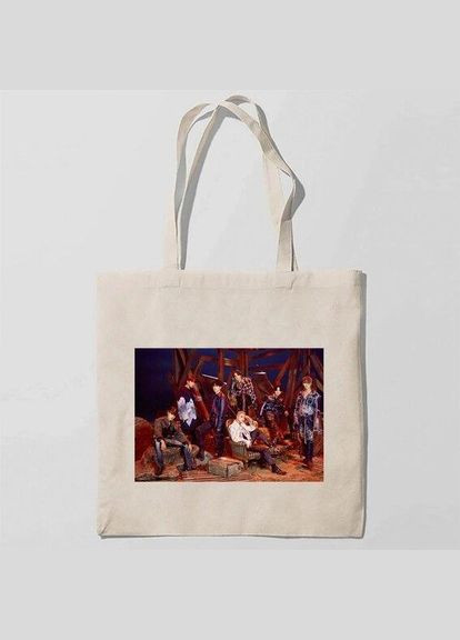 Эко сумка, шоппер с принтом повседневная ATEEZ Кавун шопер (316138184)