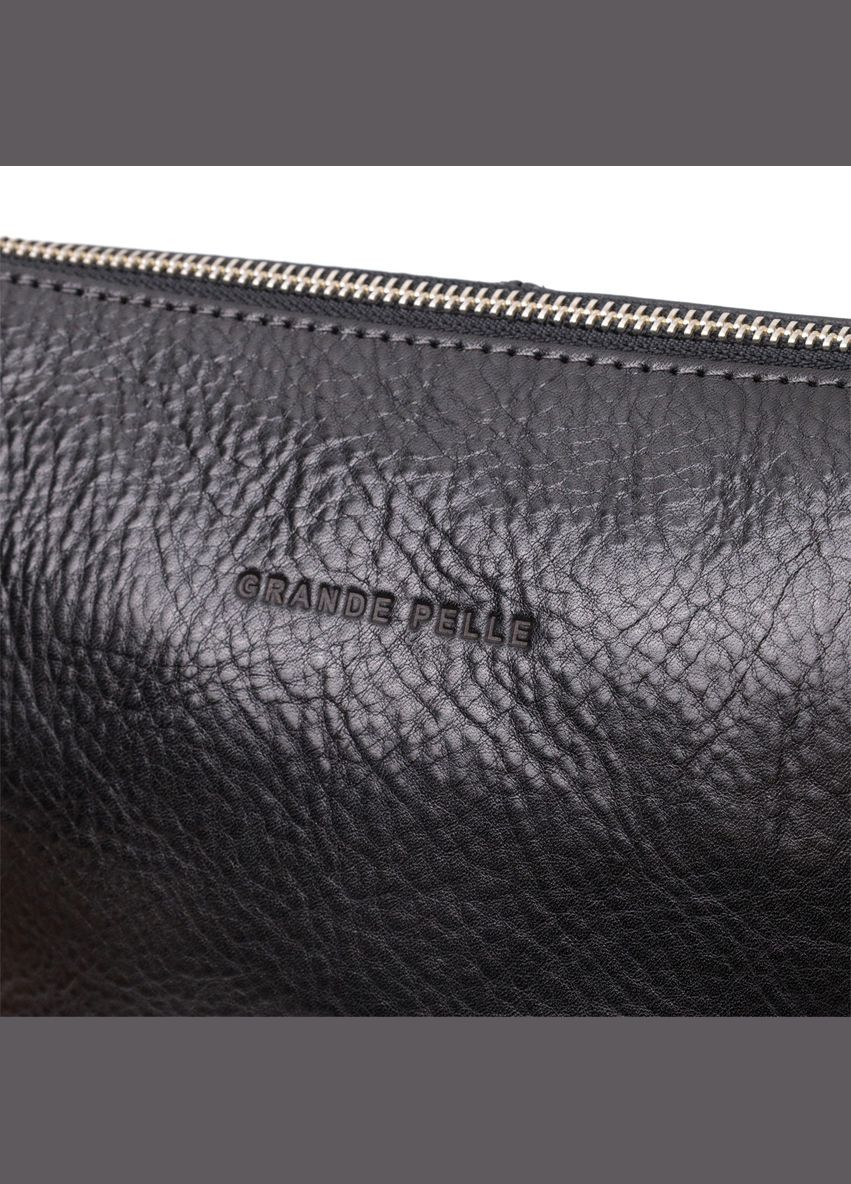 Женский клатч кожаный 11658 Черный Grande Pelle (302009405)