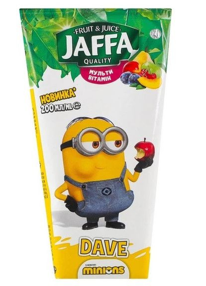 Нектар Minions Мультивітамін з м'якоттю 200мл (упаковка 18 шт) Jaffa (369544251)