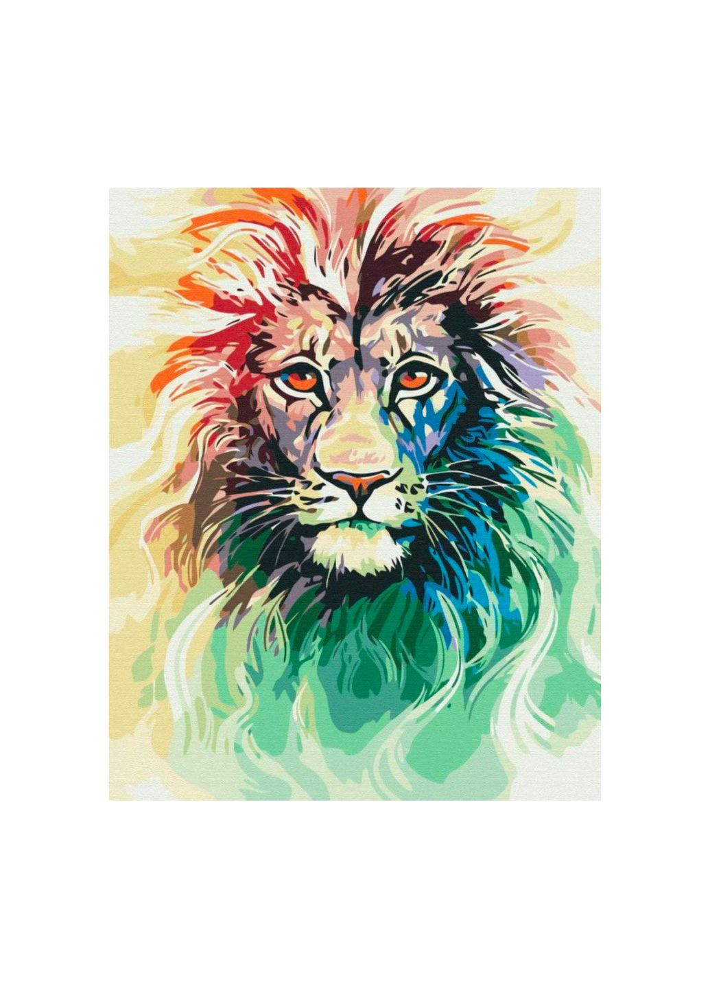 Картина по номерам "Сияние льва", 40х50 см, BS28718 Brushme (292145631)