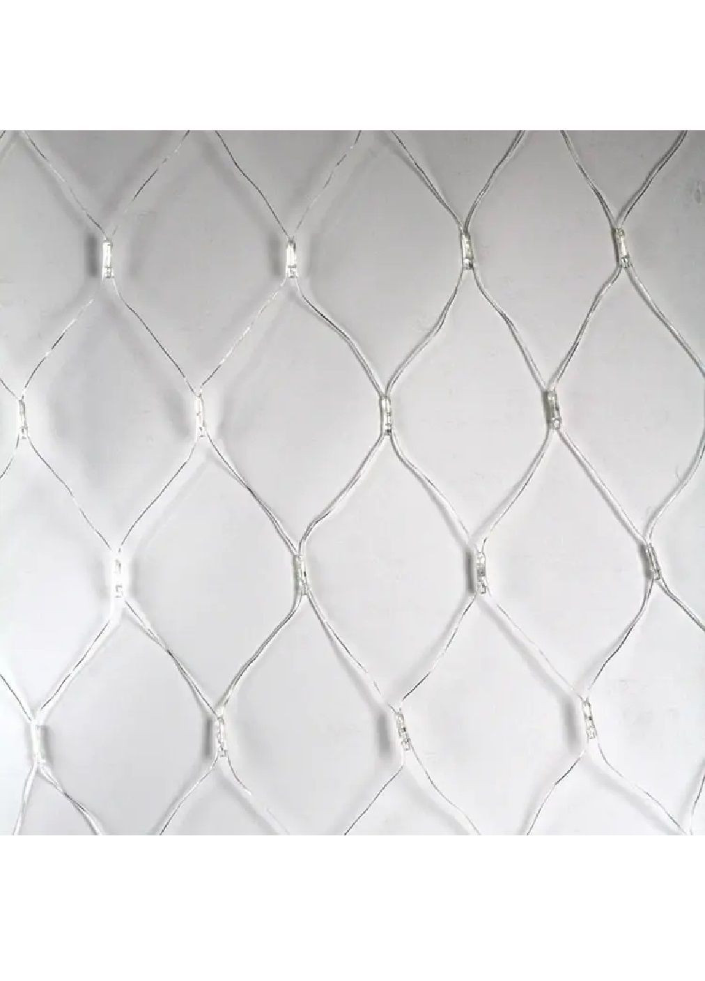 Гирлянда сетка новогодняя уличная комнатная с работой от сети контроллером 2х2 м 144 лампочки (482150-Prob) Разноцветная Unbranded (370914567)