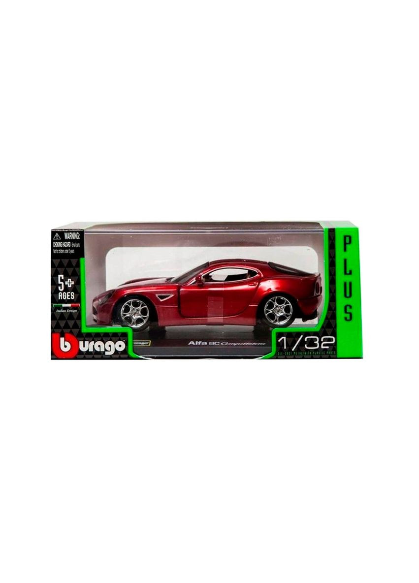Автомодель - ALFA 8C COMPETIZIONE (2007) (червоний металік, 1:32) Bburago (339781833)
