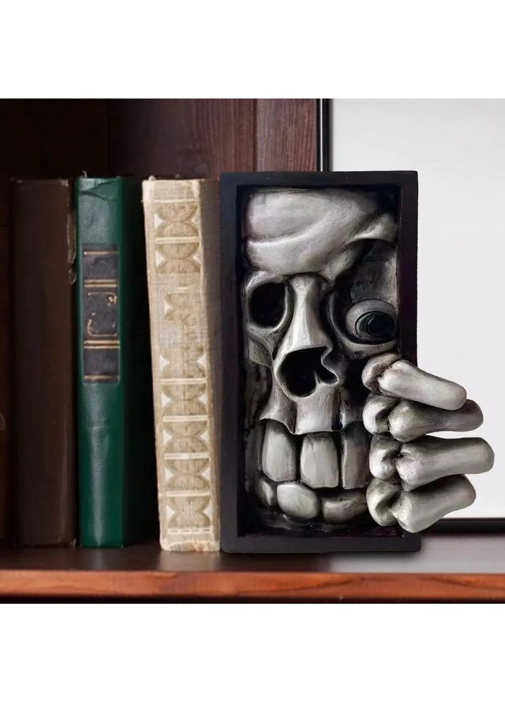 Подставка для книг Monster Bookend Scull Череп No Brand (362453020)