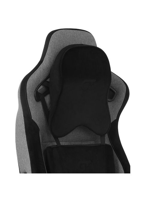 Геймерське крісло X0724 Fabric Gray/Black Suede GT Racer (278078244)