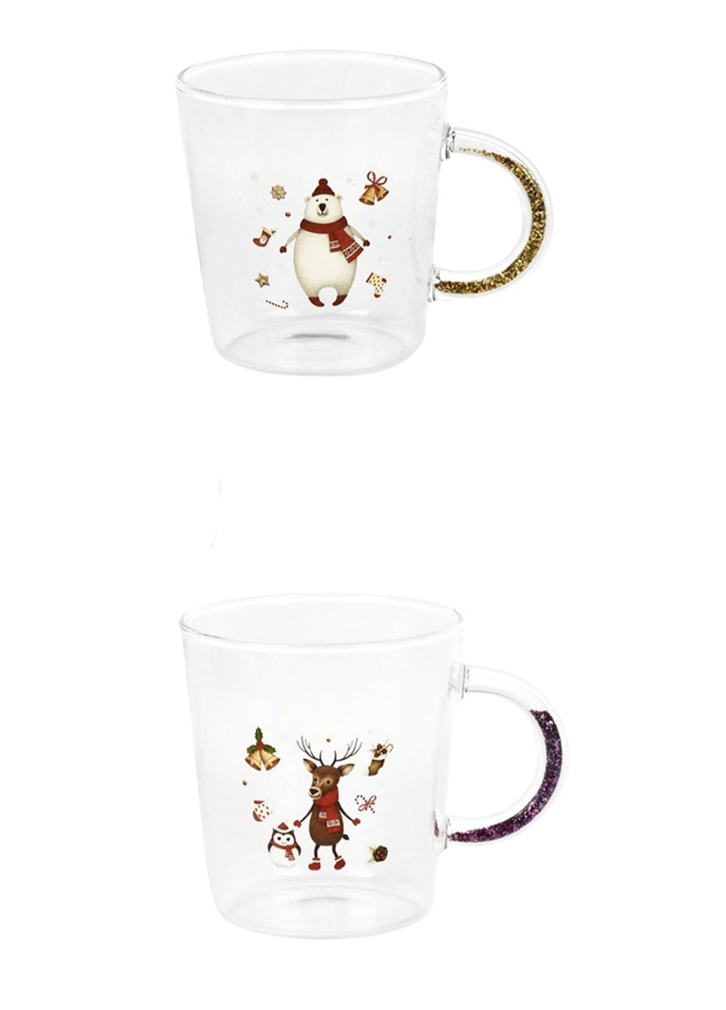 Новорічна чашка "Christmas" колір різнокольоровий ЦБ-00286389 No Brand (366198059)