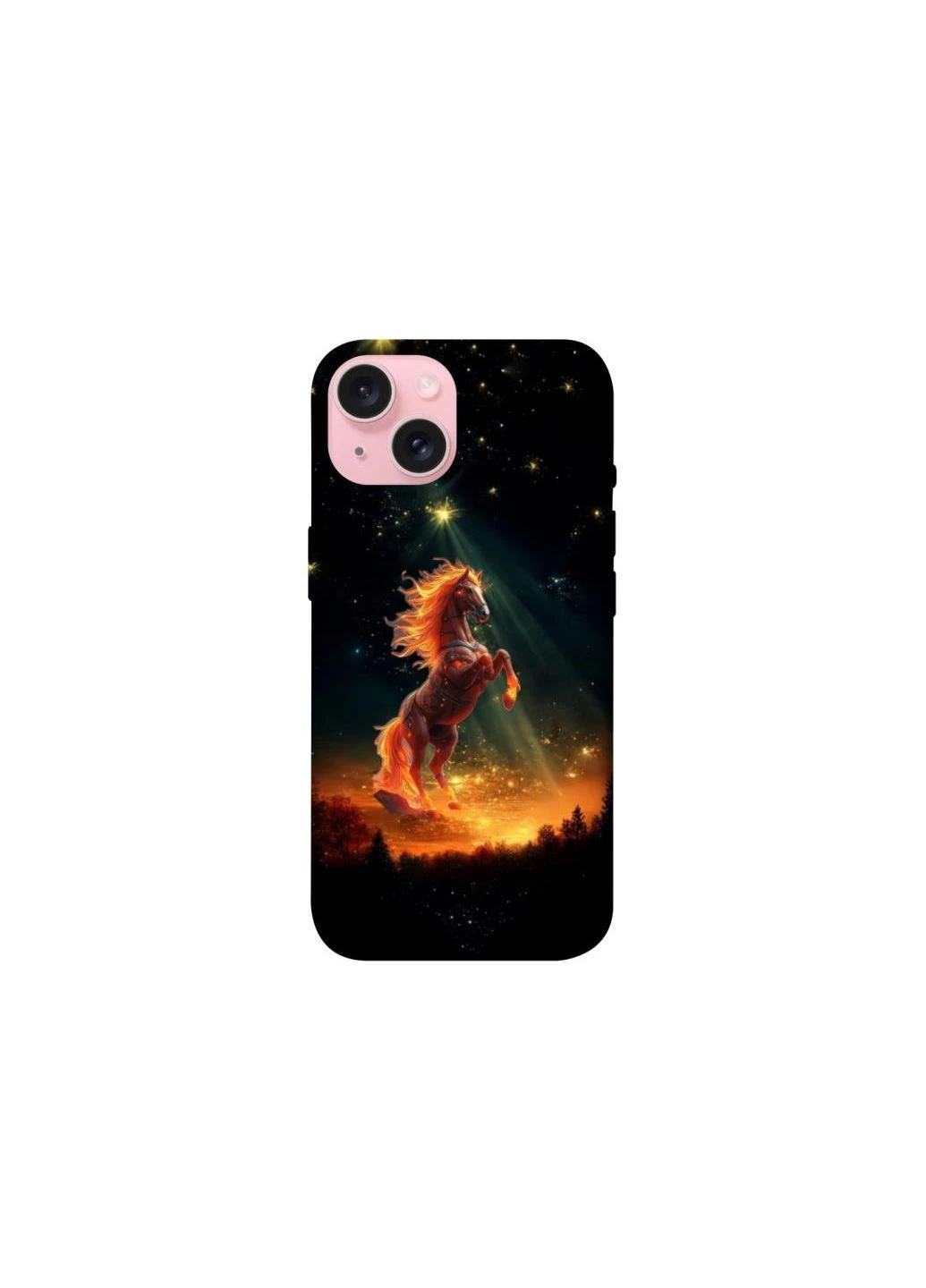Чохол на Apple iPhone 15 (6.1") Red Fire Horse ver.2 Frontalka (375737885)