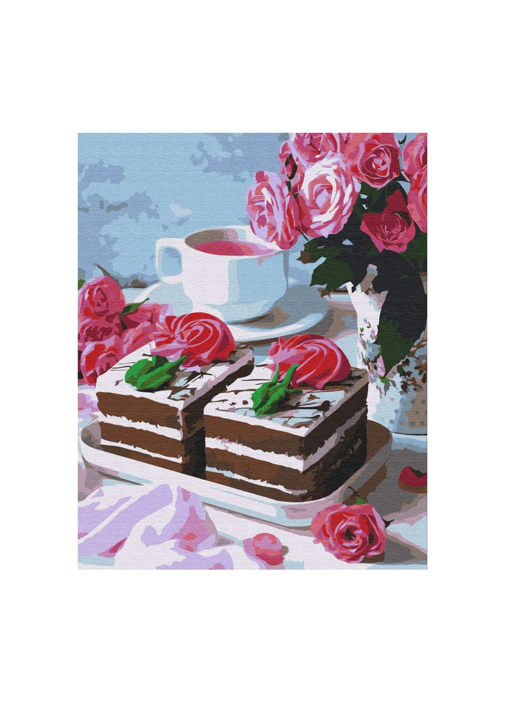 Картина за номерами "Смачний десерт", 40х50 см, LR-00103 Лінера (293517162)