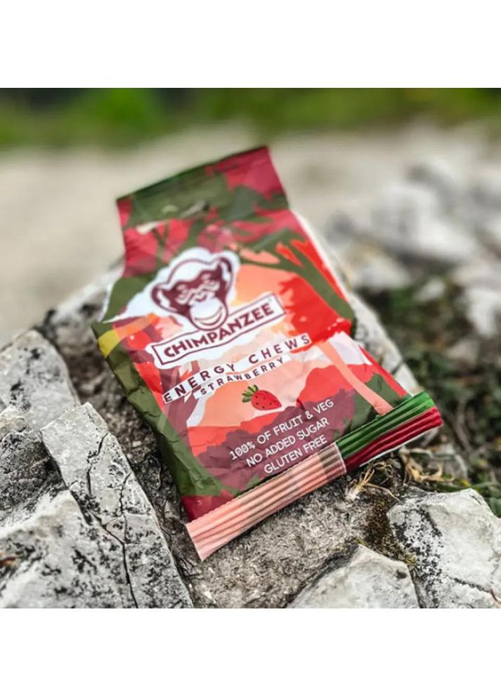 Желейные конфеты Chimpanzee Energy Chews Strawberry 30г No Brand (366152237)