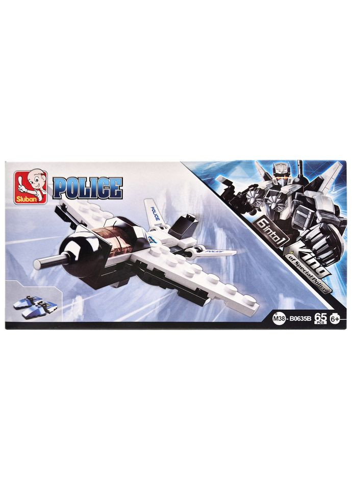 Детский конструктор Полицейская серия Police M38-B0635-2, 65 деталей Sluban (322433267)