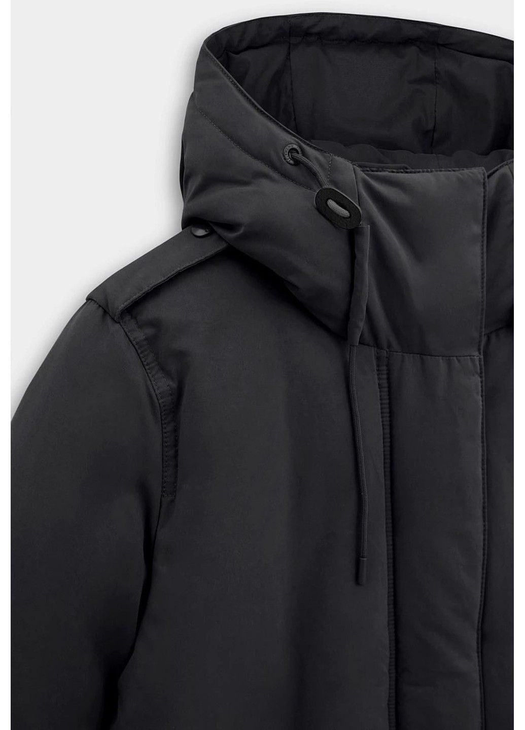 Серый зимний Пуховик Finn Flare