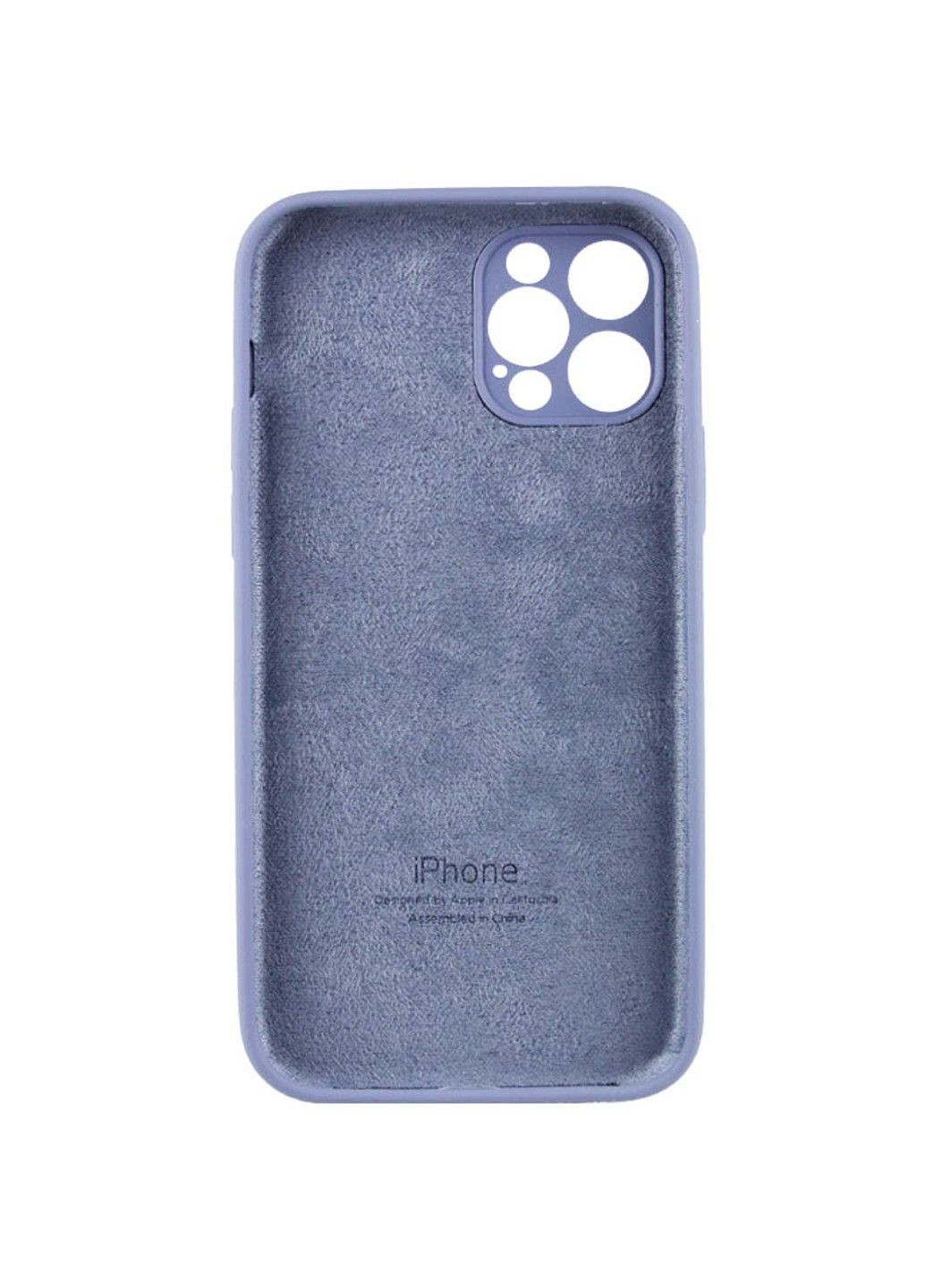 Чехол Silicone Case Full Camera Protective (AA) для Apple iPhone 12 Pro (6.1") Epik (292633925)