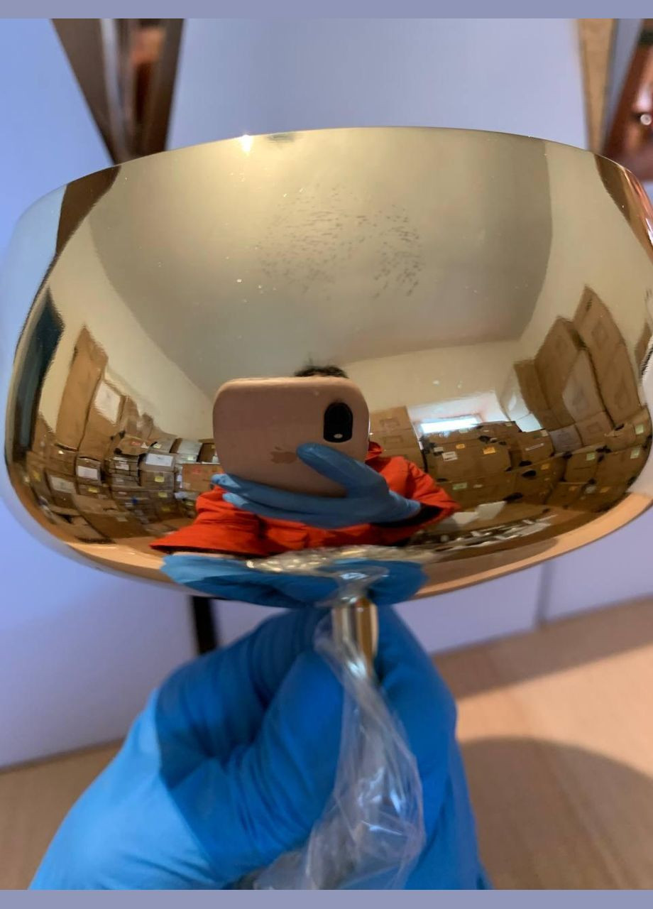 Келих для коктейлів 410 мл УЦІНКА золото з нержавіючої сталі REMY-DECOR (353835753)