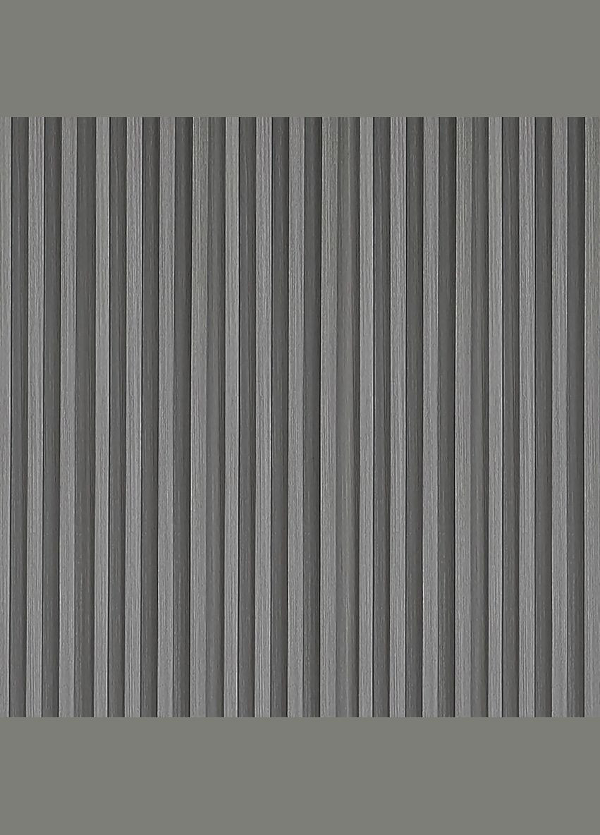 Декоративная стеновая рейка 160*23*3000мм (D) SW00001530 Серая Sticker Wall (298284479)