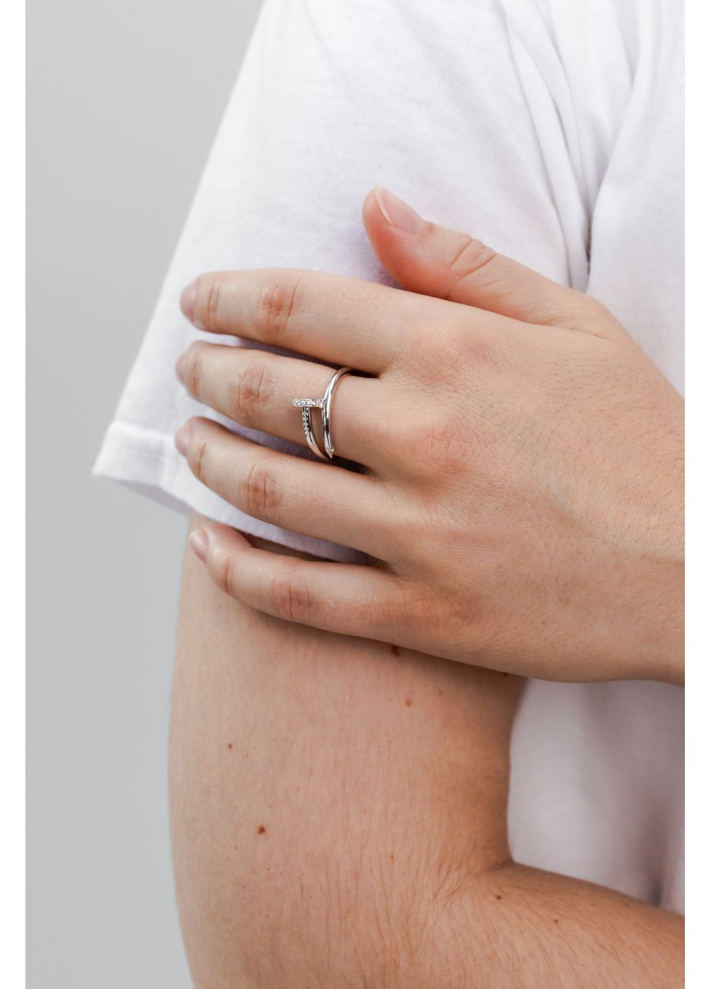 Кільце срібне у стилі Картьє Цвях 178к, розмір No Brand (362193968)