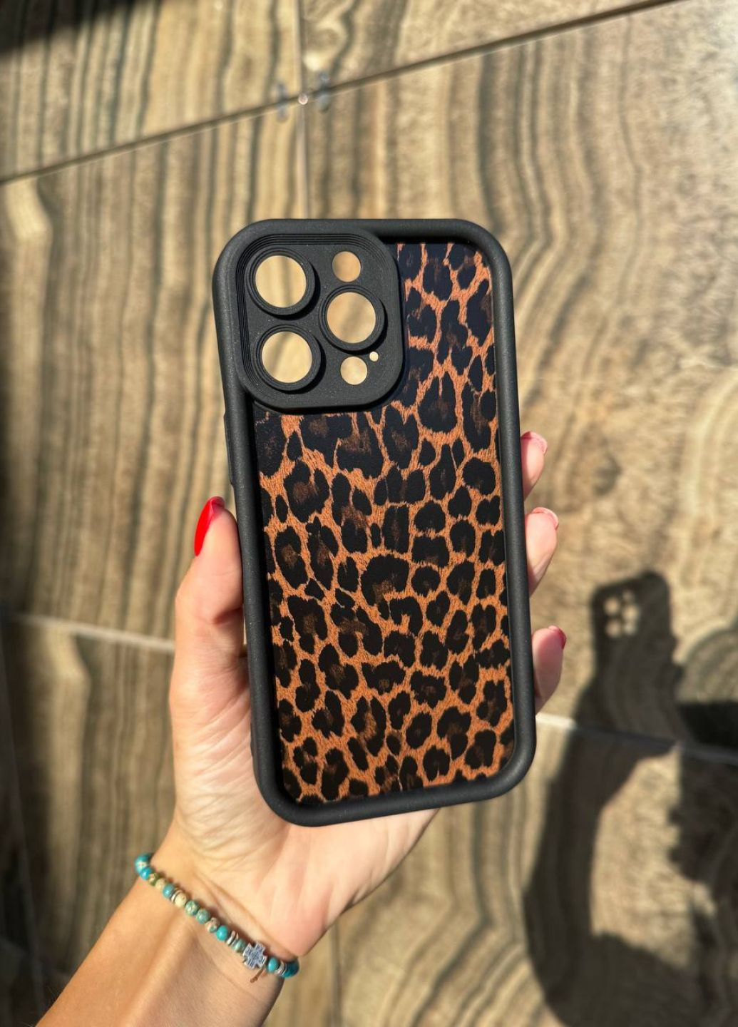 Силиконовый чехол для iPhone 14 Pro Max Leopard / Айфон 14 Про Макс леопардовый No Brand (305200569)