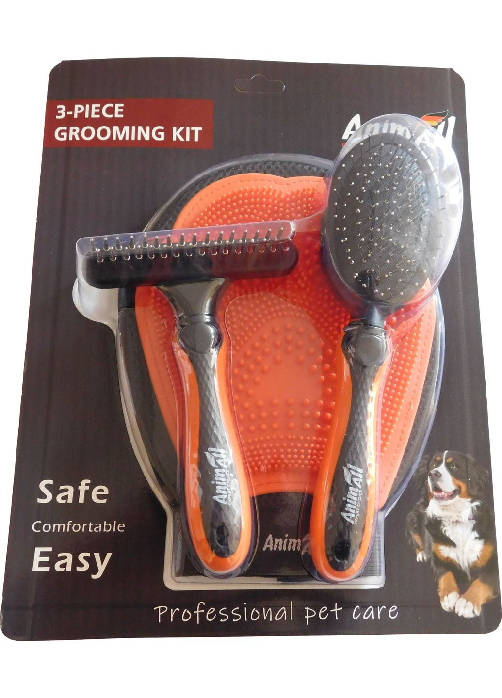 Набор для груминга 3 в 1 для собак и кошек MG8603 Оранжевый (2000981170219) AnimAll (318100869)