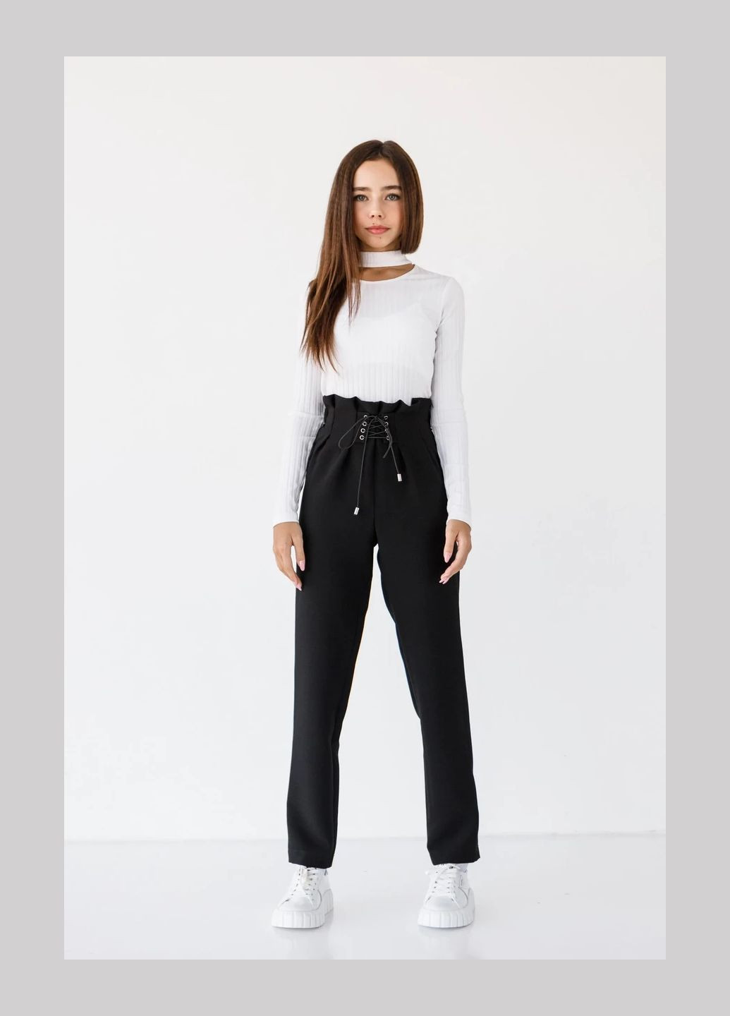 Штани дитячі шкільні штани на дівчинку з затяжкою Suzie (351502885)