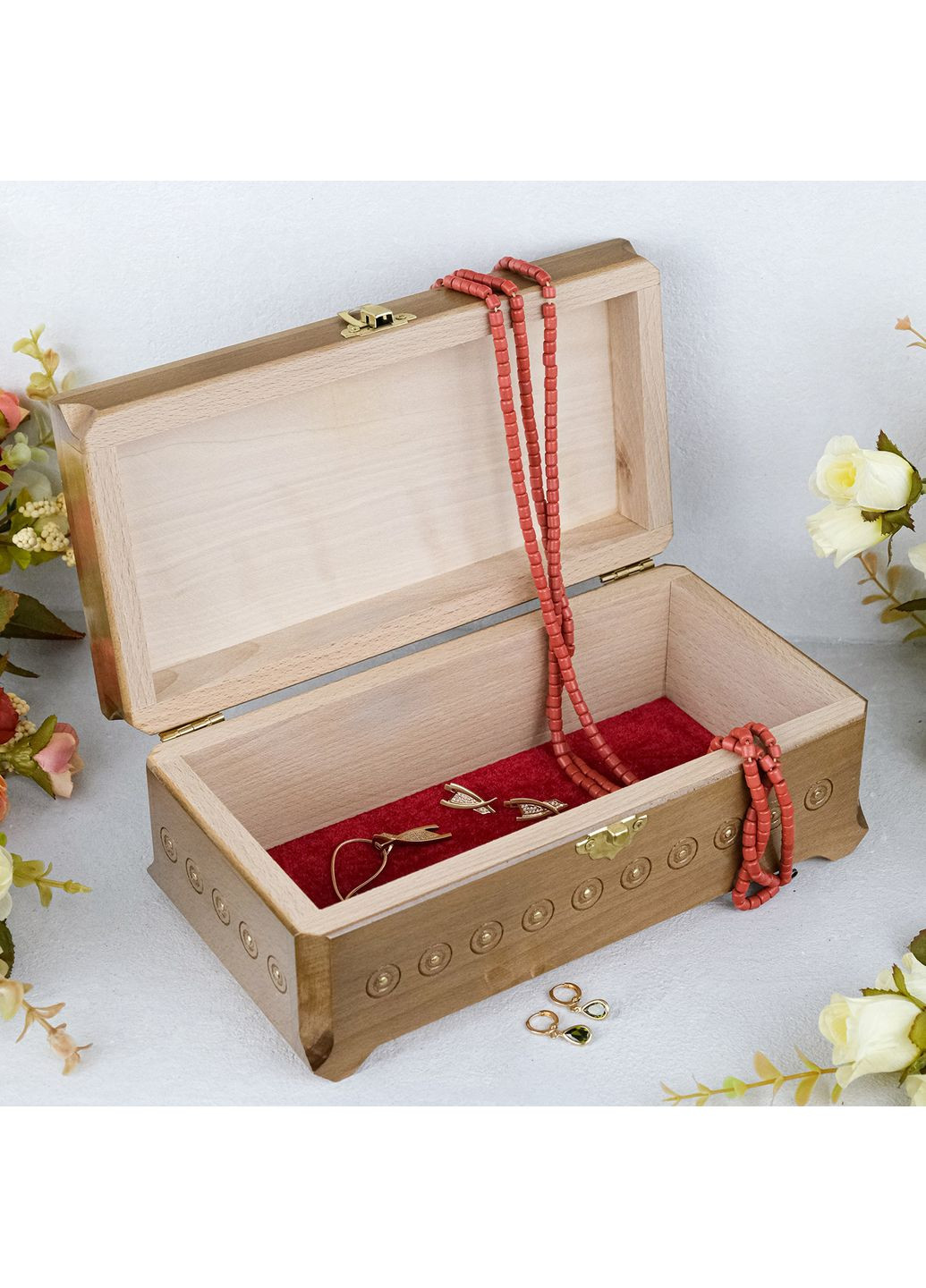 Шкатулка Деревянная резная береза 24*12 см (СДАР 016Б) Гранд Презент (367182905)