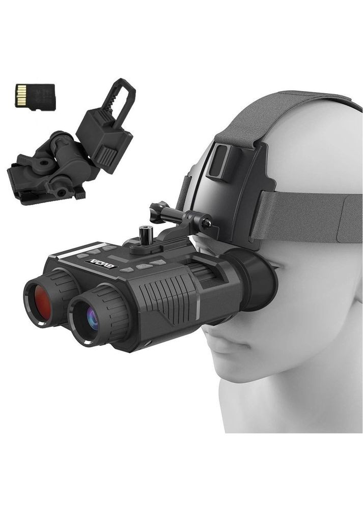 Бинокль ночного видения GVDA918 (до 400м в темноте) с креплением на голову + на шлем FMA L4G24 + карта 64Гб GVDA (333662585)