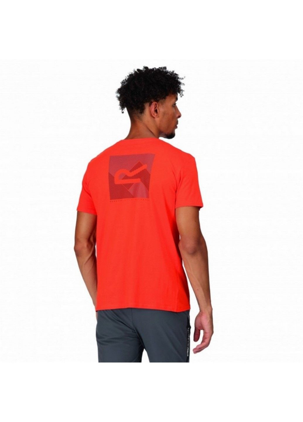 Оранжевая мужская футболка breezed iii rmt273-33l Regatta