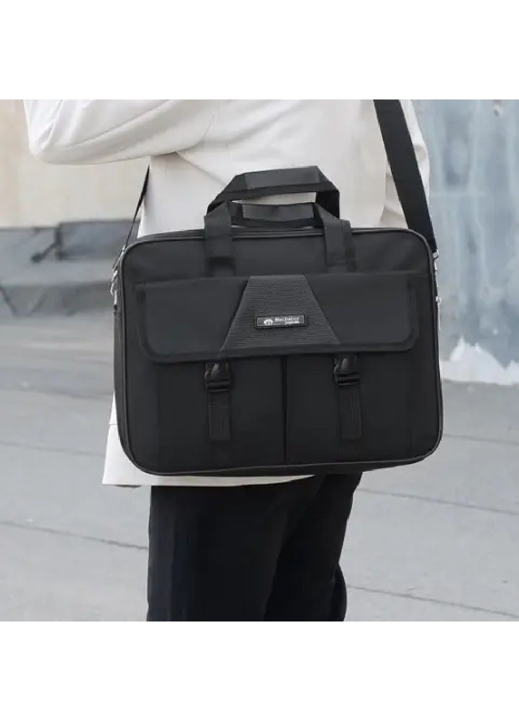 Сумка портфель повсякденна міська на кожен день для перенесення транспортування зберігання документів 40х30х13 см (477835-Prob) Unbranded (300353083)