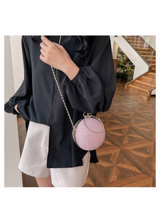 Жіноча кругла сумка 5007 куля на ланцюжку No Brand (367041181)