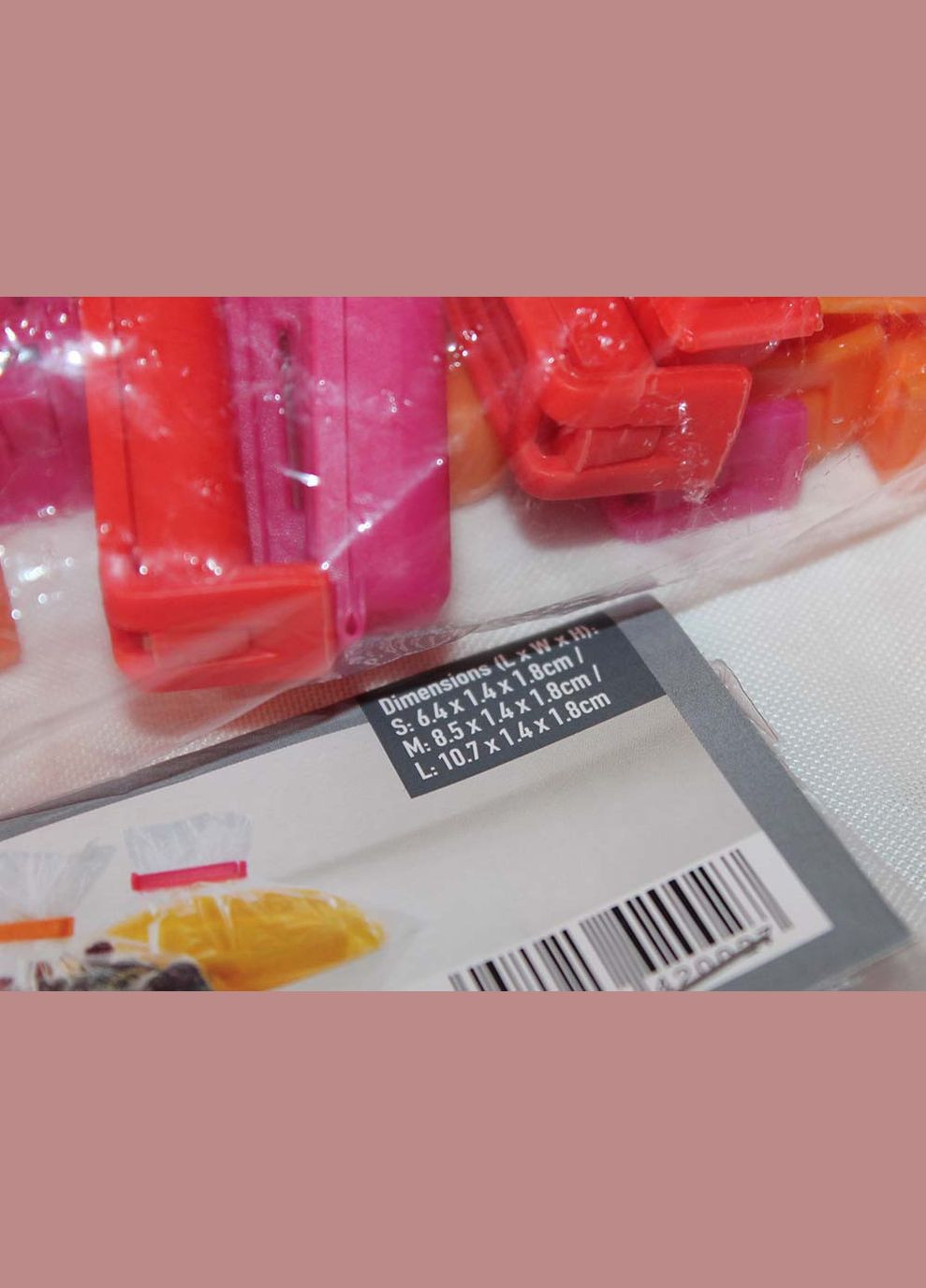 Кліпси для пакетів Livarno 24 шт Livarno home (351862581)