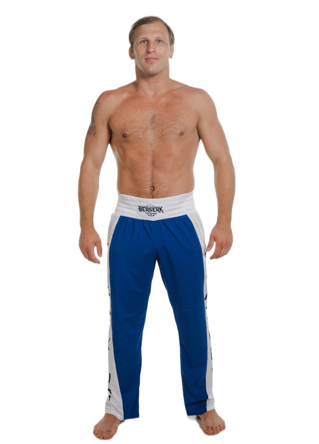 Штани kickboxing superfigter blue (012107) Berserk Sport (293242175)