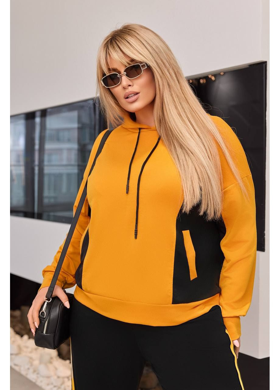 Женский костюм двойка цвет зеленый-черный New Trend (304647275)