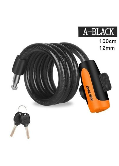 Кабельний велосипедний замок трос під ключ XunTing XJXN (297669893)
