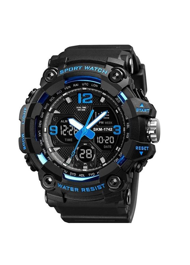 Часы наручные 1742 Black-Blue Skmei (338254816)