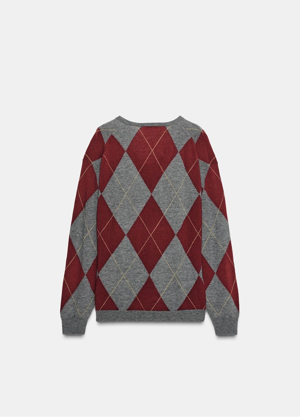 Комбинированный демисезонный свитер Zara