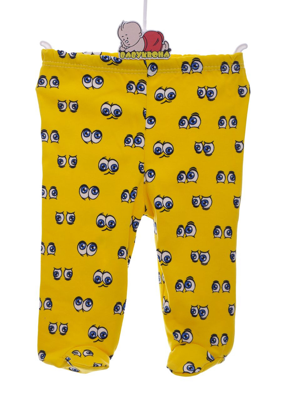 Жовтий демісезонний комплект боді, повзунки та шапка трикотажний considerate жовтий 62 см (42636) BABYKROHA