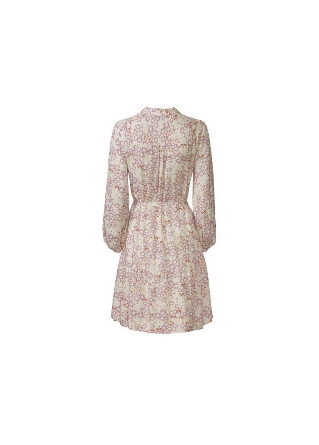 Бежевое кэжуал платье Esmara с цветочным принтом