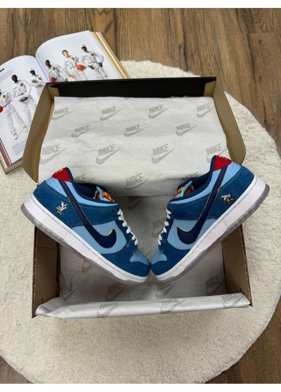 Комбіновані Осінні кросівки чоловічі nike sb dunk low pro x why so sad? the predatory bird найк сб данк No Brand