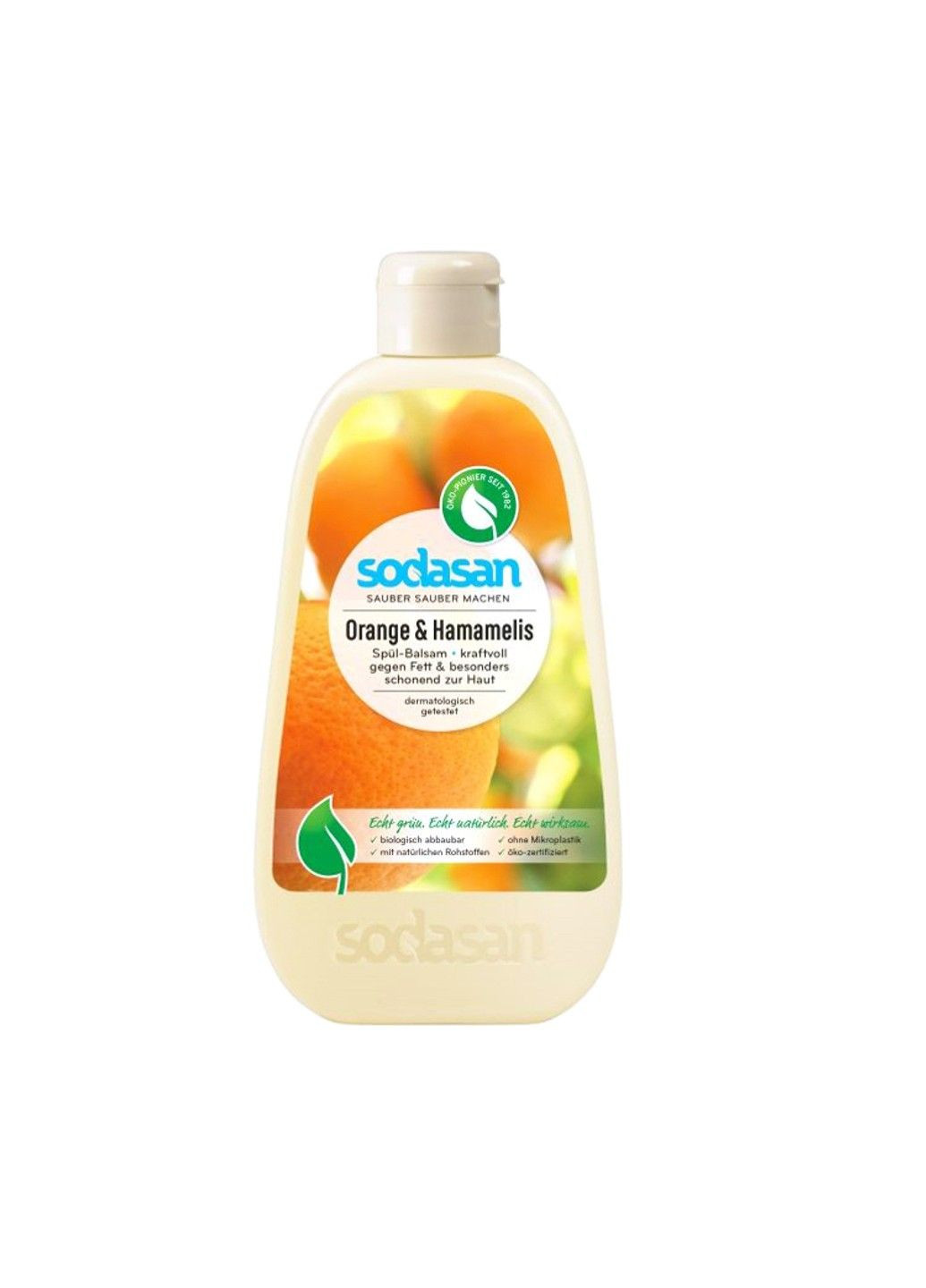 Органический бальзам-концентрат Апельсин для мытья посуды 0,5 л Sodasan (298055579)