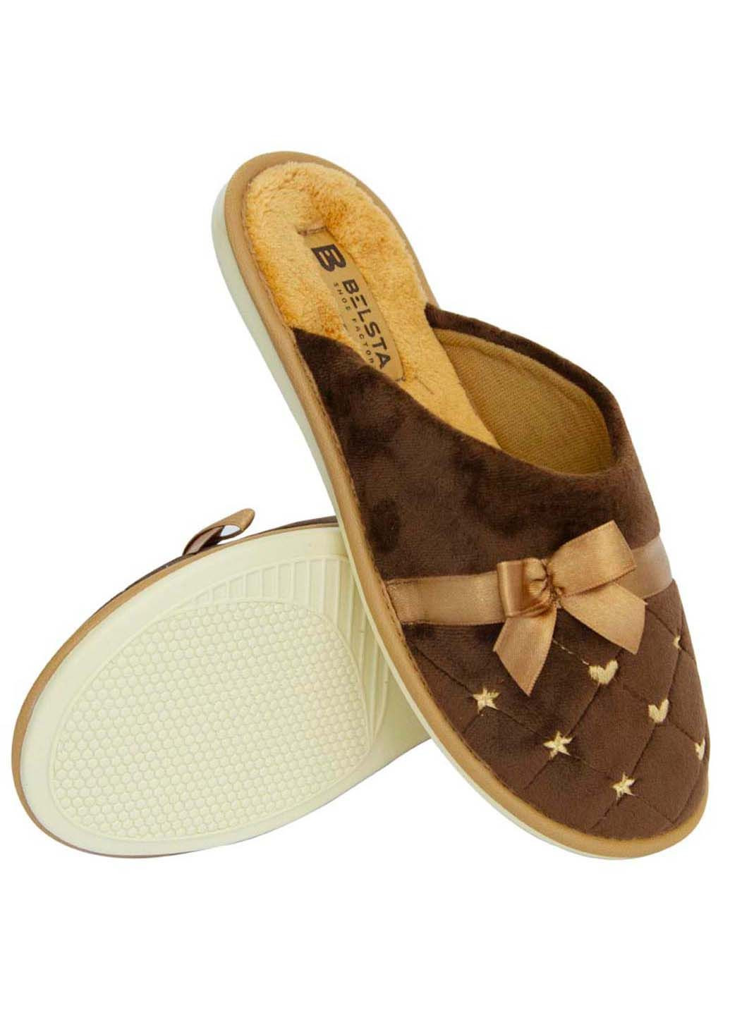 Коричневые тапки Белста