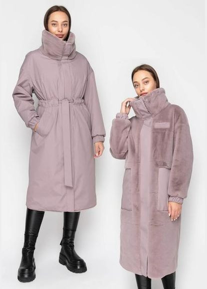 Экошуба 1314-1M-C Маренго/ бдительный бежевый 15-11/ 15-11 SAM MK Samange (313111708)