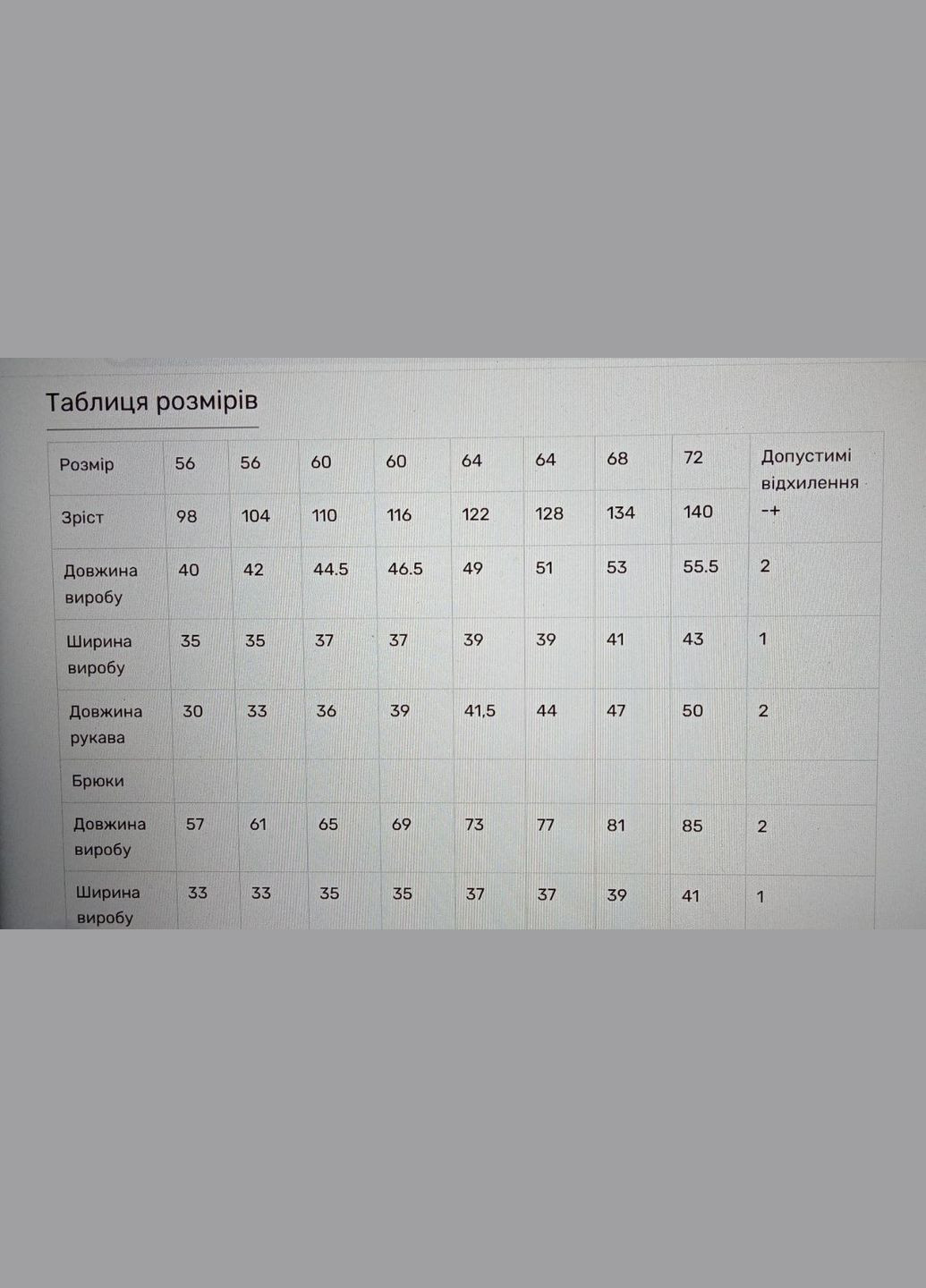 Темно-сіра зимня тепла піжама для дівчинки лапки (світшот+штани) світшот + брюки Україна
