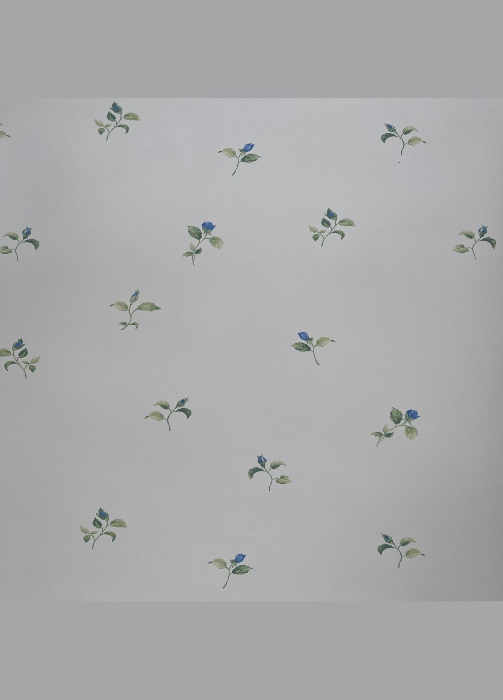 Виниловые обои на бумажной основе Gardena 52718 Голубой Розы Limonta (289478890)